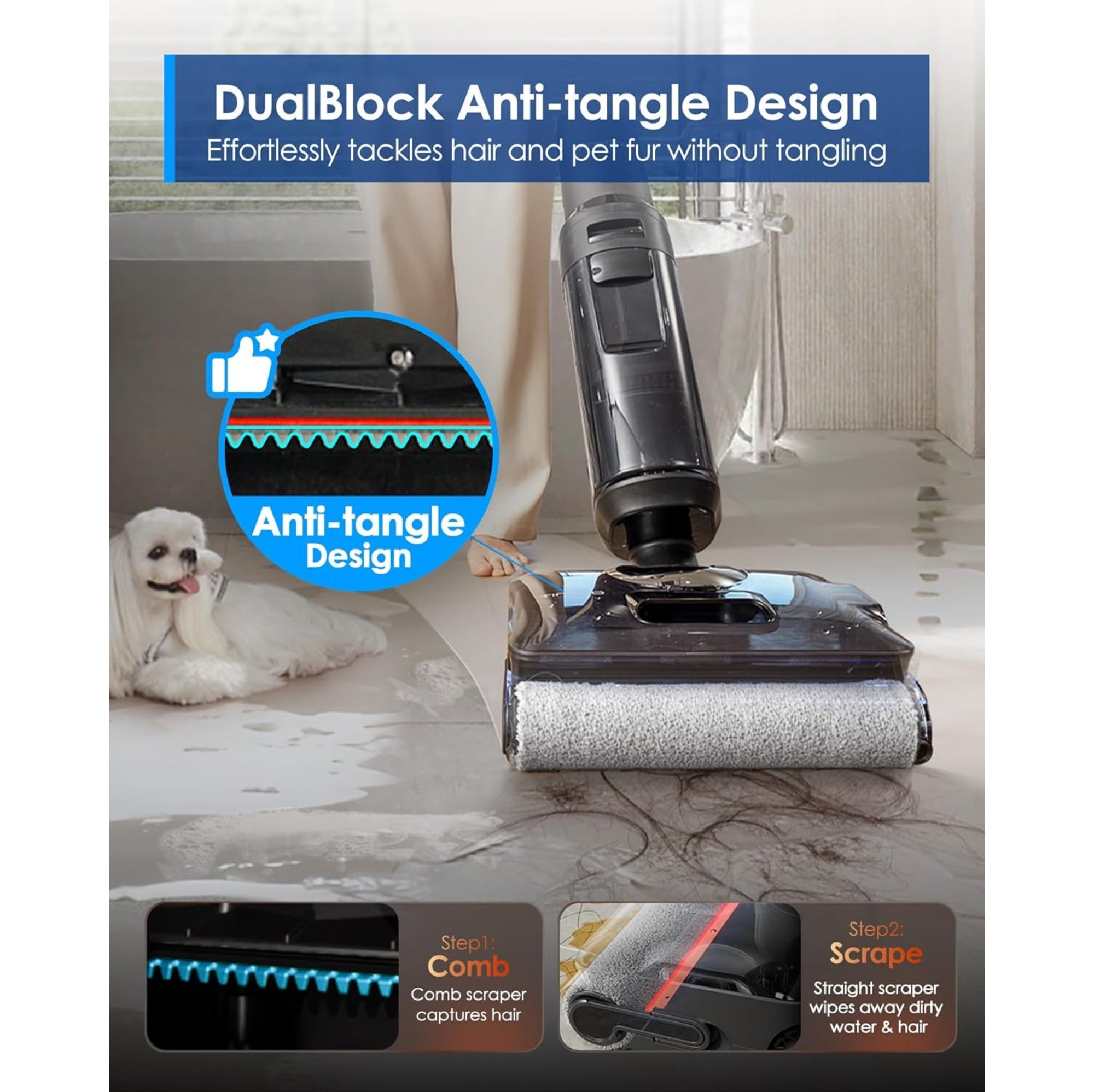 Tineco FLOOR ONE S7 Stretch Steam | Free GO MINI PET via Redemption