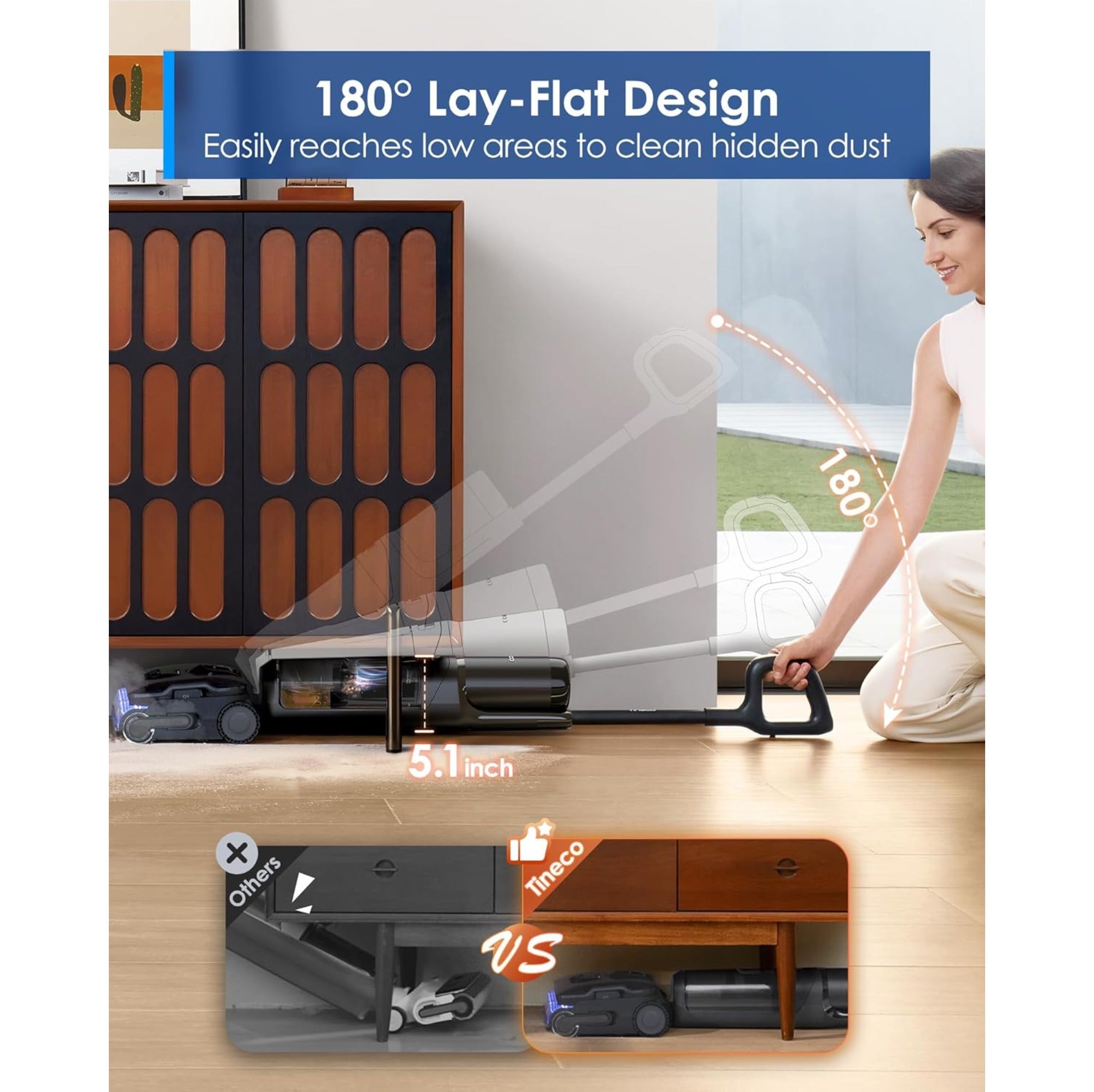 Tineco FLOOR ONE S7 Stretch Steam | Free GO MINI PET via Redemption