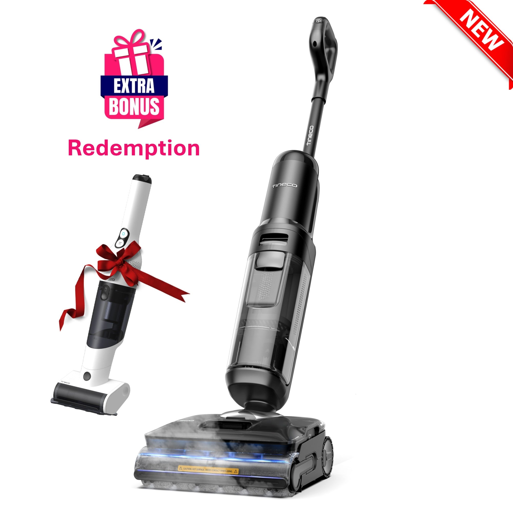Tineco FLOOR ONE S7 Stretch Steam | Free GO MINI PET via Redemption
