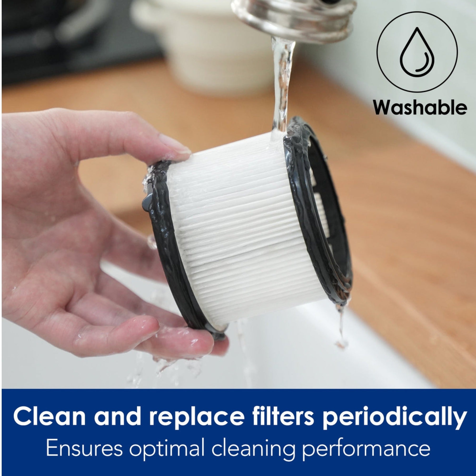 Tineco Replacement HEPA Filter for PURE ONE Station 5 Series